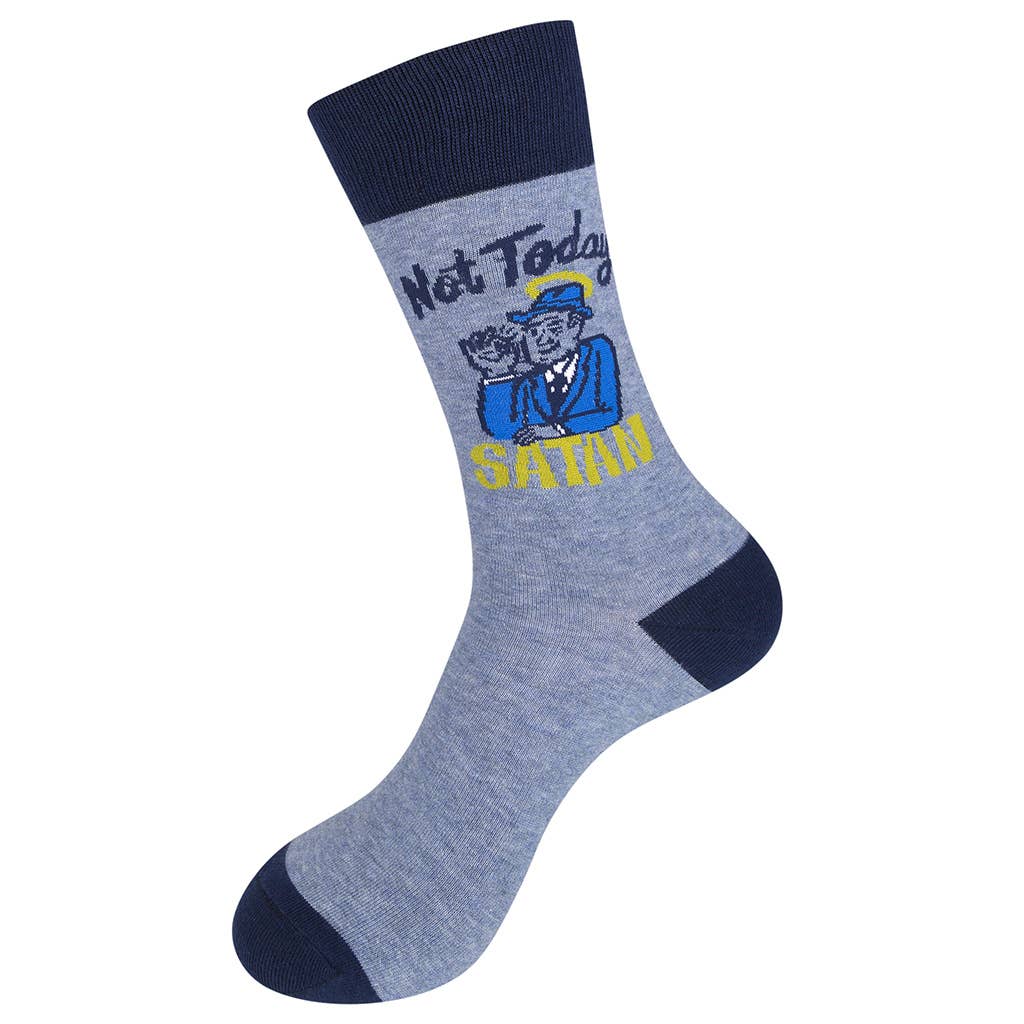 Not Today Satan Socks - HER Home Design Boutique